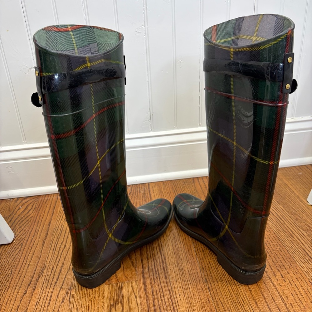 LRL Rossalyn II Women's Plaid Rain Boots - Picture 5 of 10